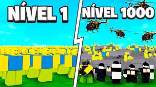 OS SOLDADOS DO EXÉRCITO DE NOOBS EVOLUÍRAM NO ROBLOX [upl. by Liw459]