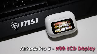 New AirPods Pro 3 Clone Mock Model with Touch Screen Apple Leaks [upl. by Zsa Zsa]