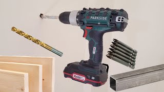 Parkside 20V Cordless Drill Set PABS 20Li E6 TESTING [upl. by Quentin]