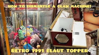 How To Dismantle An Elaut Claw Machine  1991 Elaut Topper Crane [upl. by Gunzburg229]