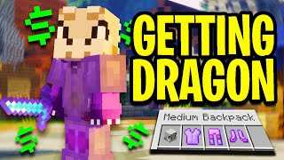 GETTING DRAGON ARMOR THROUGH BAZAAR FLIPPING  Hypixel Skyblock [upl. by Ahsinej]