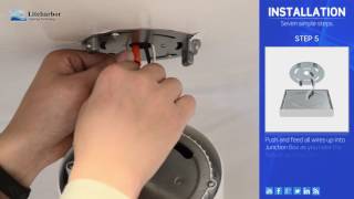 How to Install Flush Mount Ceiling Light [upl. by Alisander]