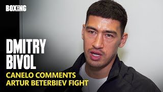 Dmitry Bivol Responds To Canelo Alvarez Call Out [upl. by Ellinet602]