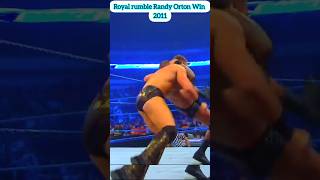 Royal rumble Randy Orton Win 2011 wwe trending shorts [upl. by Trilley]