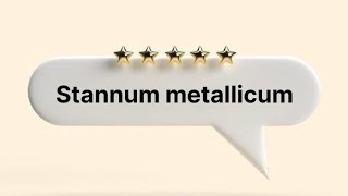 STANNUM METALLICUM  HOMEOPATHIC REMEDY  BHMS [upl. by Seravat]