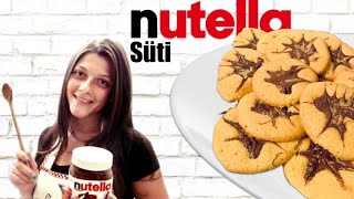 Nutellásvajas sütik ENLISH SUBTITLE  NUTELLA COOKIES [upl. by Paschasia]