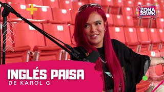 Karol G hablando en ingléspaisa [upl. by Campos]