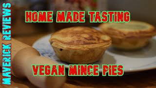 Maverick Reviews  Home Made Mince Pie  Best Vegan Mince Pie  Jusrol Mince Pie [upl. by Clevey]