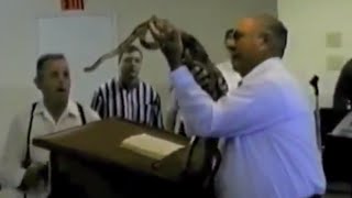 Snake Handling Poison Drinking Speaking in Tongues Pentecostal Church in Southern Appalachia [upl. by Armyn]