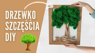 Jak stworzyć drzewko szczęścia  obraz z mchu DIY [upl. by Niar470]