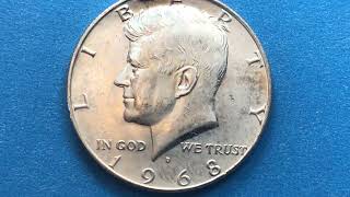 Value of 1968 Kennedy Half Dollar [upl. by Pip]