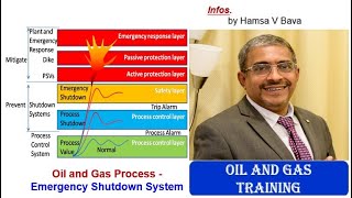 Oil and Gas Process  Emergency Shutdown System ESD [upl. by Vitus618]