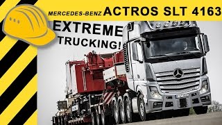 MercedesBenz Actros SLT 4163  Actros MP4 Schwerlast LKW Fahrbericht [upl. by Hebert]