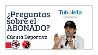 ✅Preguntas BOLETAS y ABONADOS Usuario descargar tuboletacom [upl. by Anawed534]