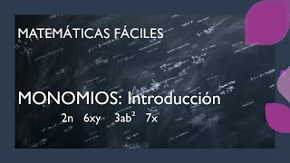 Introducción a los monomios [upl. by Aihsatsan]