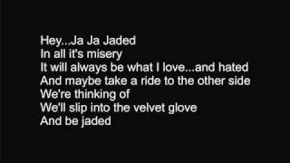 Aerosmith  Jaded with lyrics [upl. by Hurst965]