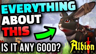 EVERYTHING About The New Caerleon Cottontail Black Bunny Rabbit Mount Albion Online [upl. by Tu714]