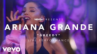 Ariana Grande  Greedy Vevo Presents [upl. by Ahsyat]