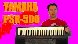 Yamaha PSR500 Demo and review [upl. by Harrad]