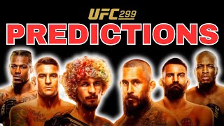 OMalley vs Vera 2  UFC 299 Main Card Breakdown amp Predictions [upl. by Nalani]