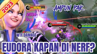 Eudora Kapan sih di Nerf Damagenya Sakit Kali Bah Eudora One Shot Build  Eudora Emblem Sett [upl. by Teeniv]