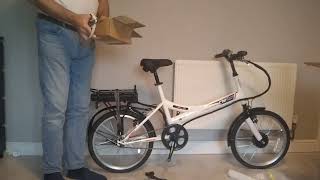 Unbox amp Assembly of EPlus 20in CH25 24V City Ebike Electric Bike [upl. by Alad]