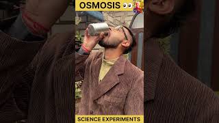 Learn osmosis experimentally  science experiments  experiment science shorts [upl. by Pack]