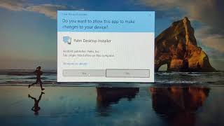 Installing Palm Desktop on Windows 10 computer [upl. by Eninaj]