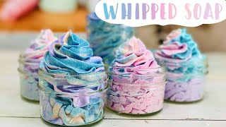 Diy Foaming Bath Butter Whipped Soap Tutorial [upl. by Amsed]