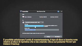 Cyberlink Power2Go 8  Come masterizzare un disco di ripristino del sistema [upl. by Yentuoc]