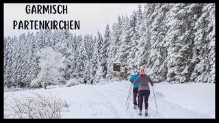 SKIING IN GARMISCH PARTENKIRCHEN Skigebiet Alps  Germany [upl. by Yellek]