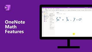 How to use OneNote Math Features [upl. by Sidnac]