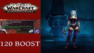 World Of Warcraft  How to Obtain a Dalaran Hearthstone on a Boosted Character [upl. by Liemaj55]