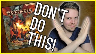 Top 5 GM MISTAKES in Pathfinder 2e [upl. by Remled]