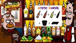 Y8 Games Bartender The Celebs Mix  Mystic Marvel Gameplay [upl. by Macrae756]