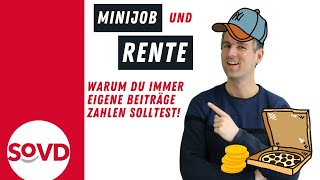 Minijob und Rente  warum Du in jedem Fall eigene Beiträge zahlen solltest [upl. by Atsirhc440]