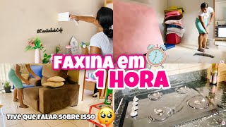 LIMPEZA E ORGANIZAÇÃO DA CASA EM 1 HORA 🥵FAXINA COMPLETA faxinarápida [upl. by Elfont]