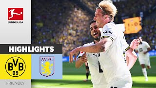 Borussia Dortmund vs Aston Villa  20  Highlights Friendly [upl. by Bandler]