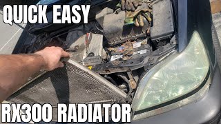 How to Replace Radiator Lexus RX300 [upl. by Aixela]