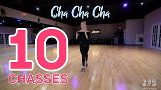 10 Chasses of International Cha Cha  Latin Dance Tutorial [upl. by Yanat]