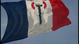 Vichy France Unofficial Anthem and waving flag [upl. by Asin]