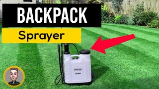 Spray Lawn Fertiliser like a Pro  Knapsack Faithful 16L [upl. by Burney]