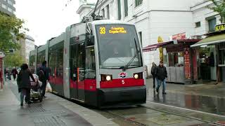 Vienna Trams  Josefstadter Srasse  Wien Strassenbahn [upl. by Lundgren573]