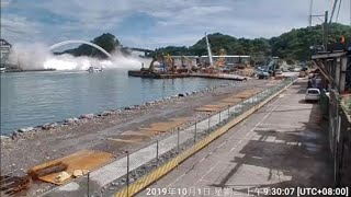 Terrible tragedy Taiwan bridge collapse caught on camera [upl. by Natsud]