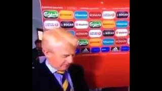 Gordon Strachan Storms Out Of Interview [upl. by Rigdon]