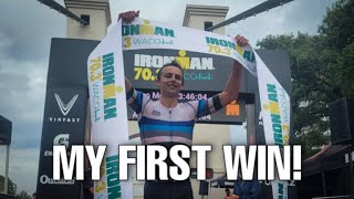 My First Win  Ironman 703 Waco [upl. by Nirmak183]