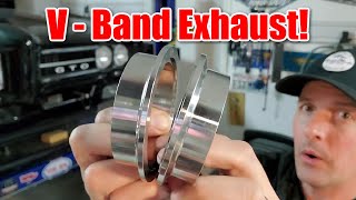 How to install V Band Clamps on your exhaust for easy removal [upl. by Nalim]