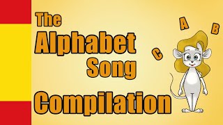 The Alphabet Song  Spanish Alphabet  Compilation [upl. by Idelle179]