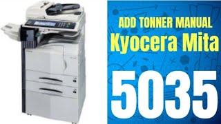 Add Toner Kyocera Mita 5035 [upl. by Sinclair]