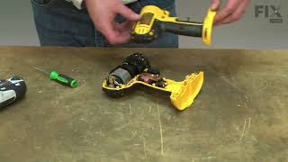 DeWalt Cordless Drill Repair  How to Replace the Transmission [upl. by Rosane]